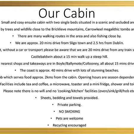 Carrowkeel Cabin Sligo Extérieur photo